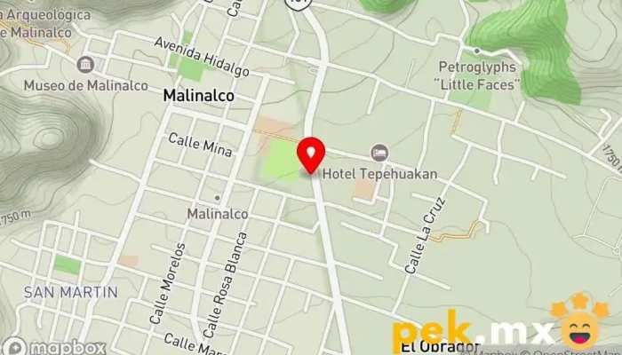 mapa de La Casa del Foco Malinalco Tienda de electricidad en Malinalco