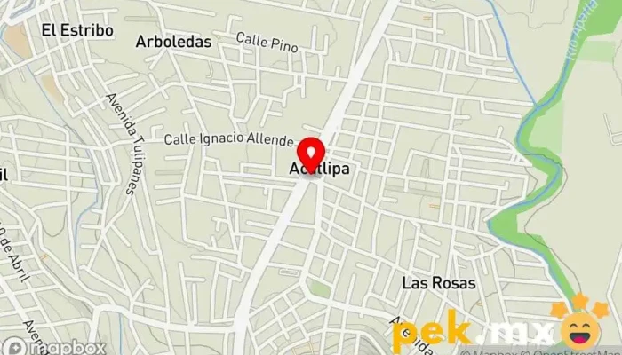 mapa de La Gran Barata Ferretería, Reformas de baños, Electricista, Tienda de artículos de fontanería en Temixco