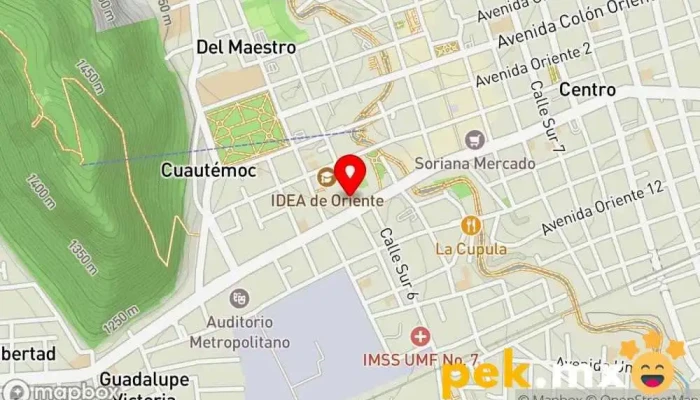 mapa de Llaves Cerrajeria Gral Cerrajero en Centro