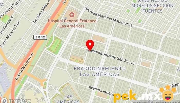 mapa de Maesi S.A de C.V Ingeniero industrial, Subestación eléctrica en México