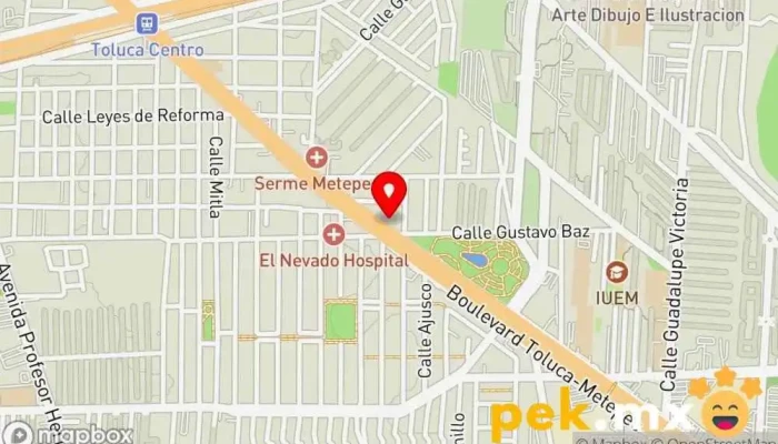mapa de Maestro Andres Electrico Oficinas de empresa en San Francisco Coaxusco