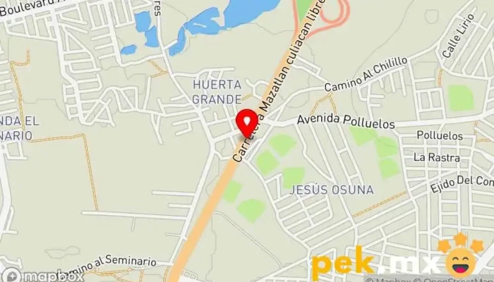 mapa de Maga Eléctrica S.A. de C.V. Tienda de electricidad en Mazatlán