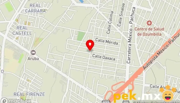mapa de Mantenimienti Dov Electricista, Construcción en Tecámac de Felipe Villanueva