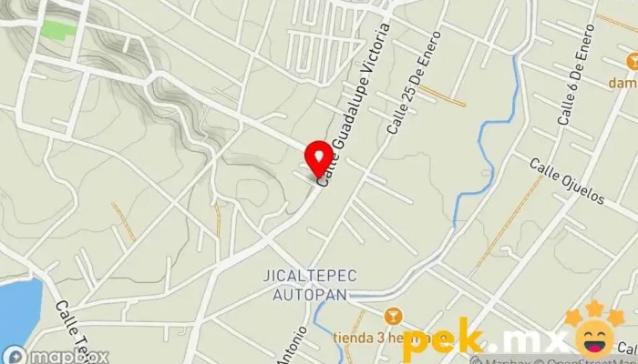 mapa de mantenimiento de plomeria y electricidad Oficinas de empresa en Jicaltepec Autopan