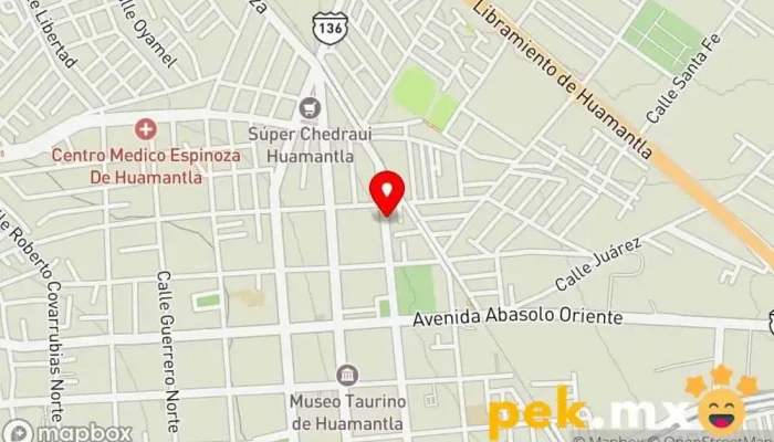 mapa de Mantenimiento y Construcción Electromecánica Industrial MaCEI Electricista en Huamantla