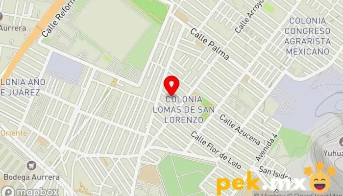 mapa de Mantto. Industrial RomLo Servicio de instalación eléctrica, Empresa de suministros industriales en Iztapalapa, Ciudad de México