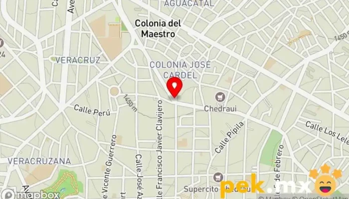 mapa de Martagon Cerrajero Profesional Cerrajero en Xalapa-Enríquez