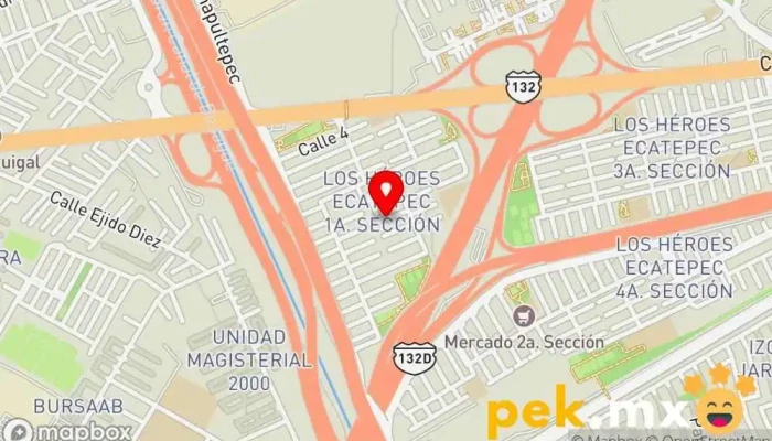 mapa de Matenimiento BOSS Electricista en Ecatepec de Morelos
