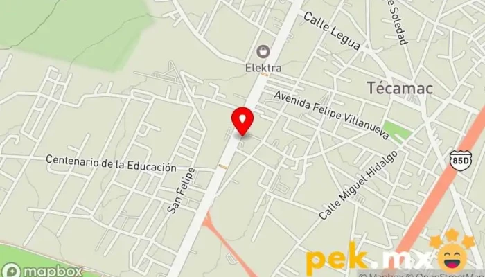 mapa de MATERIAL ELÉCTRICO DEL CENTRO LA LUZ Electrical equipment supplier, Subestación eléctrica, Electricista, Central eléctrica en Tecámac de Felipe Villanueva