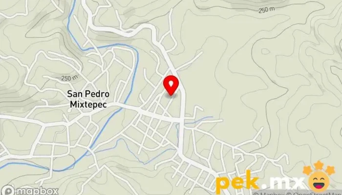 mapa de Materiales Electricos Santa Cruz Ferretería en San Pedro Mixtepec Distrito 22