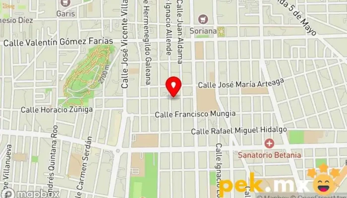 mapa de Maverick Servicio Eléctrico Automotriz Servicio de reparación de sistemas eléctricos para automóviles en Toluca de Lerdo