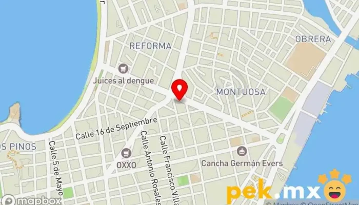 mapa de Mayorista Eléctrico y Ferretero S.A. de C.V. Tienda de electricidad en Mazatlán