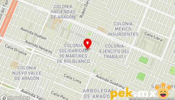 mapa de MST INTEGRAL BUSINESS Contratista general, Herrero, Electricista en Ecatepec de Morelos