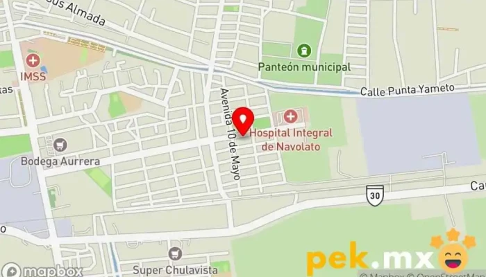 mapa de Multiservicio Negrete Taller de reparaciones eléctricas en Navolato
