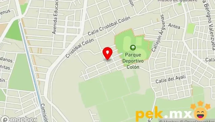 mapa de Multiservicios aguirre Constructor, Herrero, Electricista, Fontanero, Carpintero en Guasave
