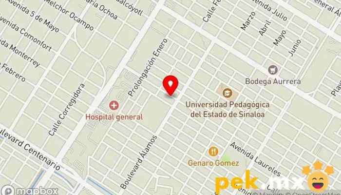 mapa de Multiservicios higuera Electricista en Los Mochis