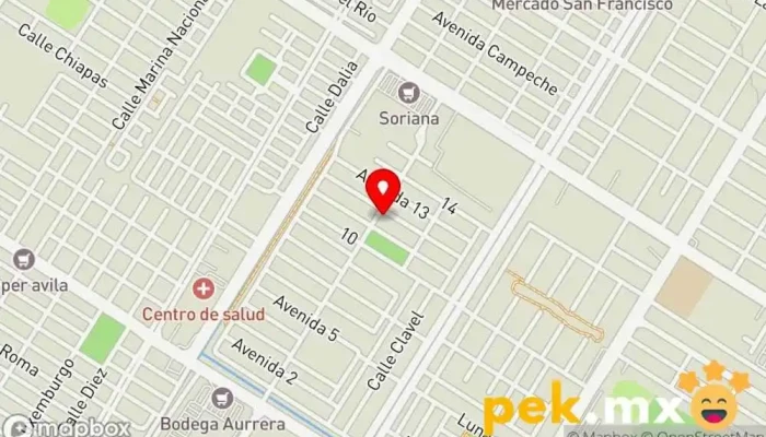 mapa de Multiservicios Jamick Electricista, Contratista de aire acondicionado, Fontanero en Los Mochis