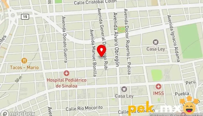 mapa de Multiservicios Limón Constructor en Culiacán Rosales