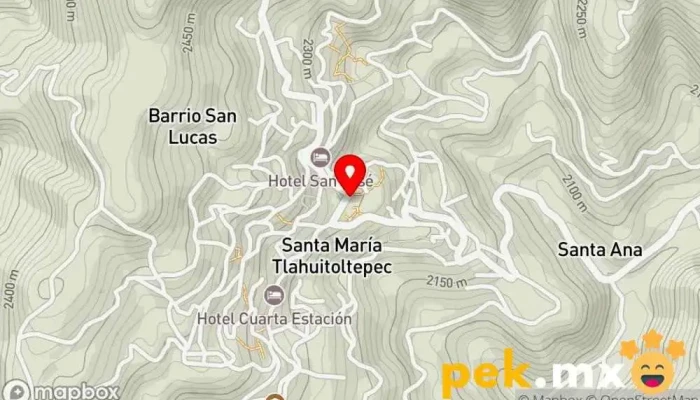 mapa de Municipio de Santa María Tlahuitoltepec Mixe Oaxaca Oficina de gobierno local en Santa María Tlahuitoltepec
