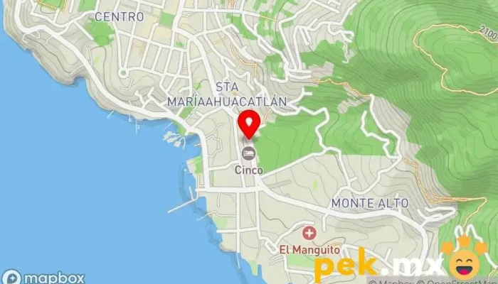 mapa de Napa electrónica  en Valle de Bravo