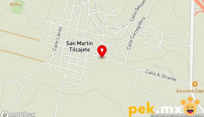 mapa de Oaxaca Mágico Galería de arte en San Martín Tilcajete