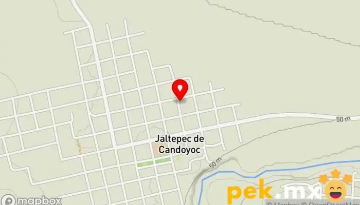 mapa de ODR Solar Tienda de electricidad en Jaltepec de Candoyoc
