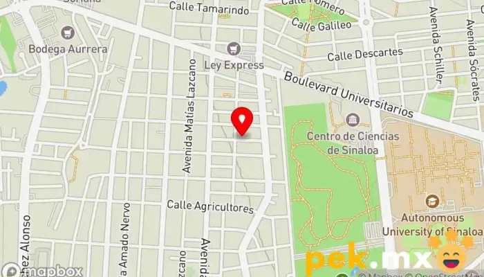 mapa de ODS OFICINA DE SERVICIOS Servicio de instalación eléctrica en Culiacán Rosales