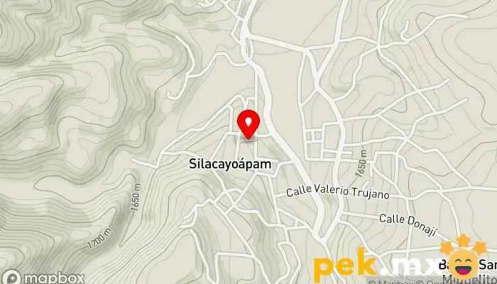 mapa de Oficinas CFE Sección Silacayoápam Compañía eléctrica en Silacayoápam