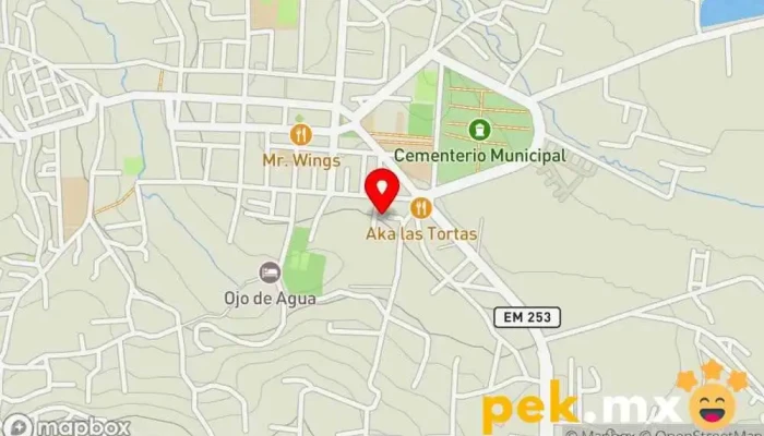 mapa de OPDAPAJ Almoloya De Juárez Compañía suministradora de agua en Centro
