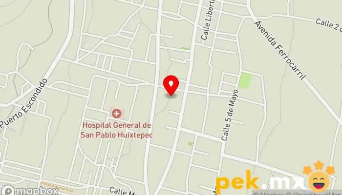 mapa de ORDEÑADORAS - ORDEVALL Servicio agrícola, Electricista en San Pablo Huixtepec