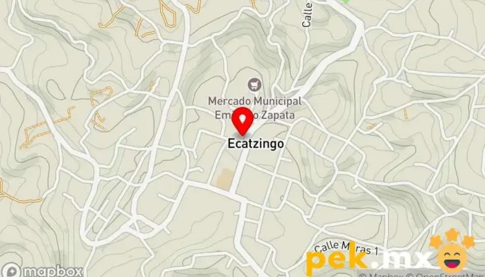 mapa de Palacio Municipal de Ecatzingo Ayuntamiento de la localidad en Ecatzingo de Hidalgo