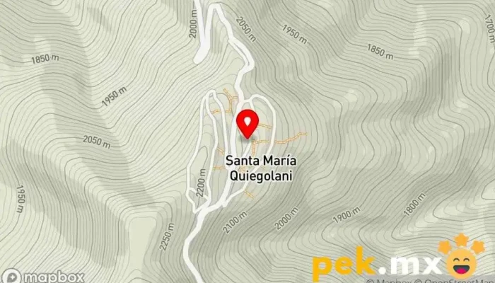 mapa de Palacio Municipal Santa Maria Quiegolani Oficinas de empresa en Santa María Quiegolani