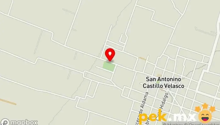 mapa de Panteón Municipal Cementerio en San Antonino Castillo Velasco