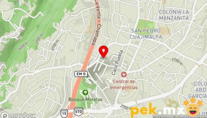 mapa de Perez,s electricista Electricista en Cuajimalpa de Morelos, Ciudad de México
