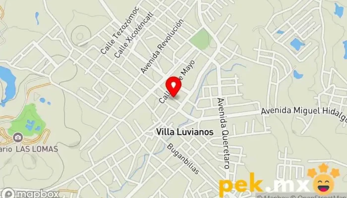 mapa de Pescadería El Maestro Pescadería en Villa Luvianos