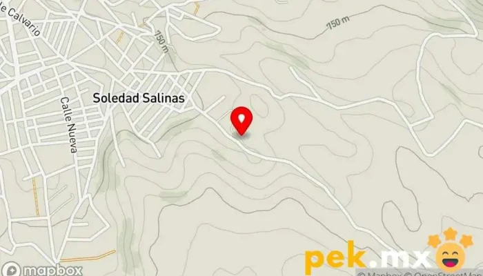 mapa de Planta de tratamiento de aguas residuales Planta de tratamiento de aguas residuales en La Soledad Salinas