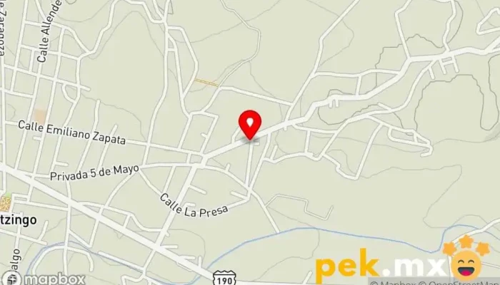 mapa de Plomeria CARDOSO Electricista en Tehuitzingo