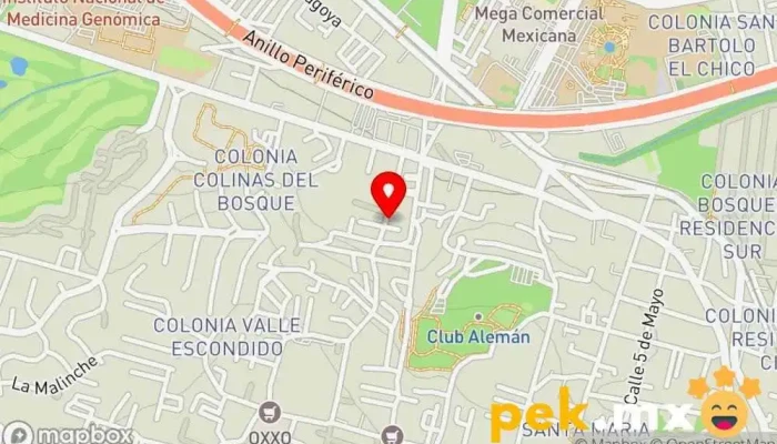 mapa de Plomeria Electricidad Fontanero en Tlalpan, Ciudad de México