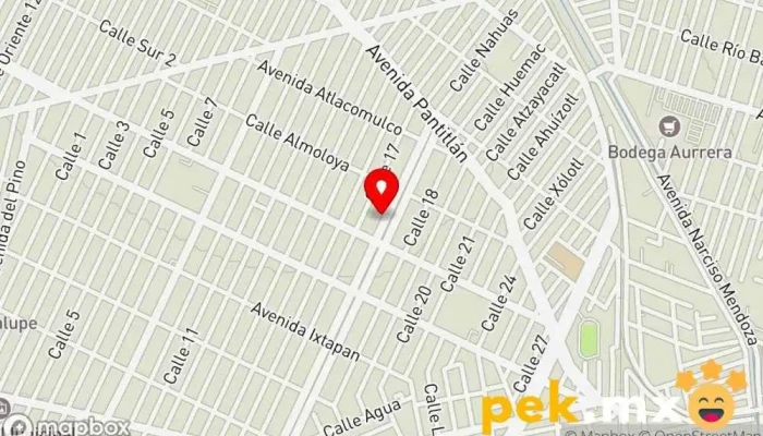 mapa de Plomería Electrogas Tienda de artículos para el hogar en Los Reyes Acaquilpan