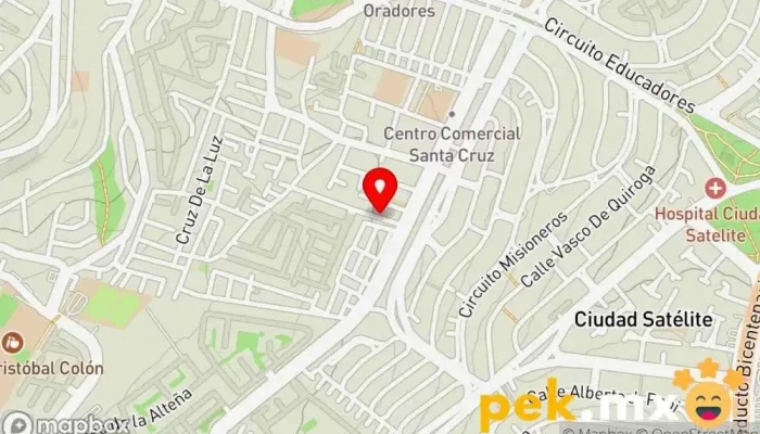 mapa de Plomeria la Chispita Electricista, Fontanero en Naucalpan de Juárez