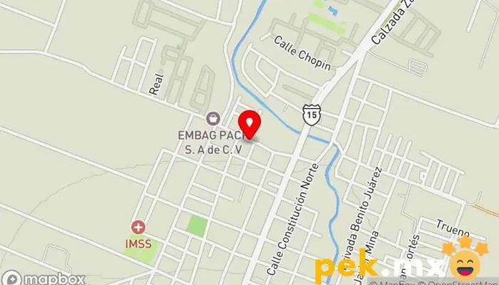mapa de Plomería Y Complementos Eléctricos Jcl Tienda de materiales para la construcción en Jacona de Plancarte