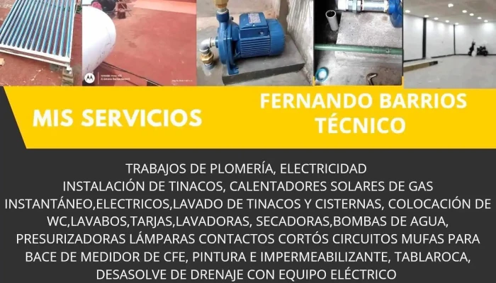Plomeria Y Electricidad Barrios -  Mas Recientes - Miguel Hidalgo, Ciudad de México