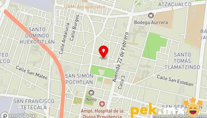 mapa de PLOMERIA Y ELECTRICIDAD en Azcapotzalco y Los Héroes Ixtapaluca Fontanero en Azcapotzalco, Ciudad de México