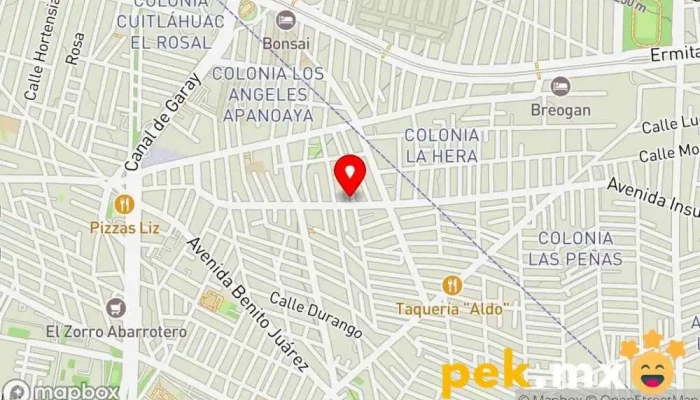 mapa de Plomería y Electricidad en General Electricista, Tienda de artículos de fontanería en Iztapalapa, Ciudad de México