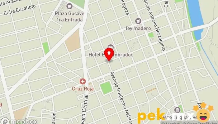 mapa de Plomeria Y Electricidad Faobca  en Guasave