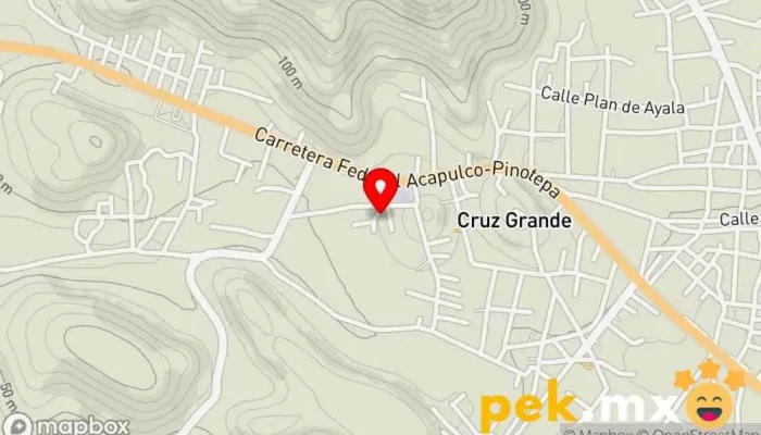 mapa de Plomería y electricidad Genchi Electricista en Cruz Grande