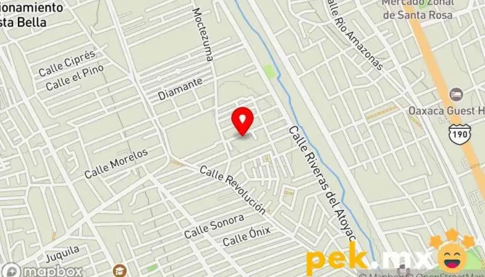 mapa de Plomeria y Electricidad Compañía eléctrica en San Jacinto Amilpas