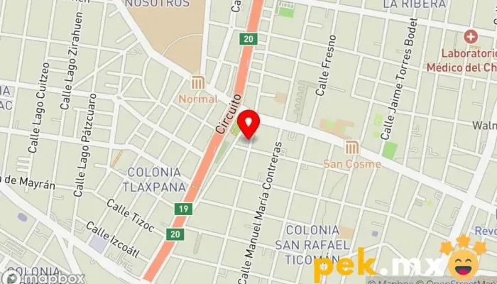 mapa de PLOMERIA y ELECTRICIDAD Electricista en Cuauhtémoc, Ciudad de México