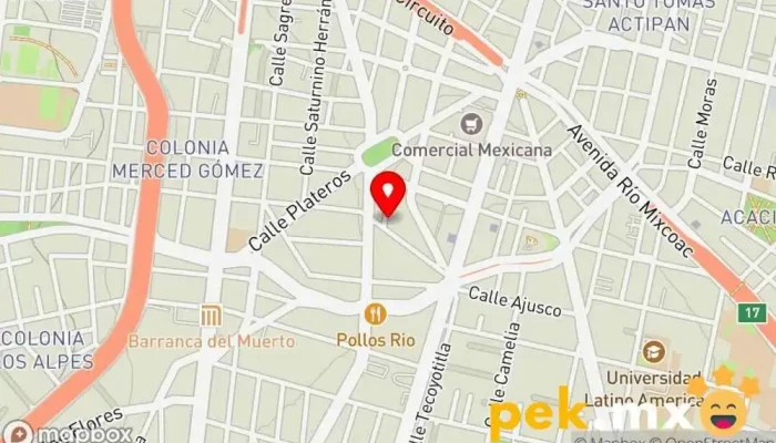 mapa de PLOMERIA Y ELECTRICIDAD RODOLFO ALLENDE Electricista, Persona de mantenimiento en Benito Juárez, Ciudad de México