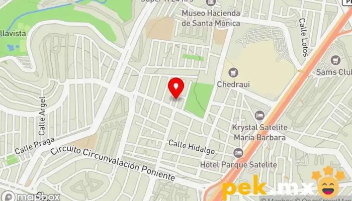 mapa de Plomería y Electricidad Satélite Fontanero en Cdad. López Mateos